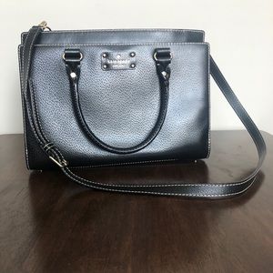 Kate Spade tote/crossbody (Black)